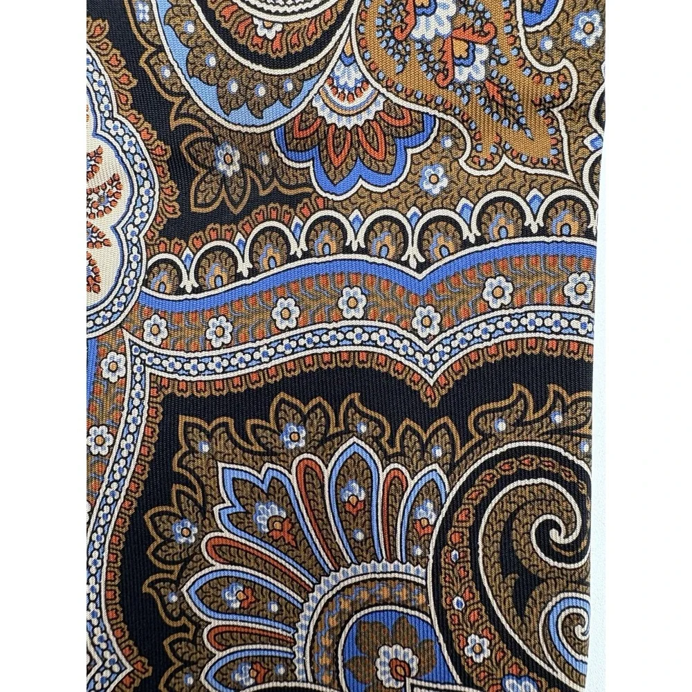 Robert Talbott Tie 100% Silk Paisley Floral Designer Luxury Winston Co GUC